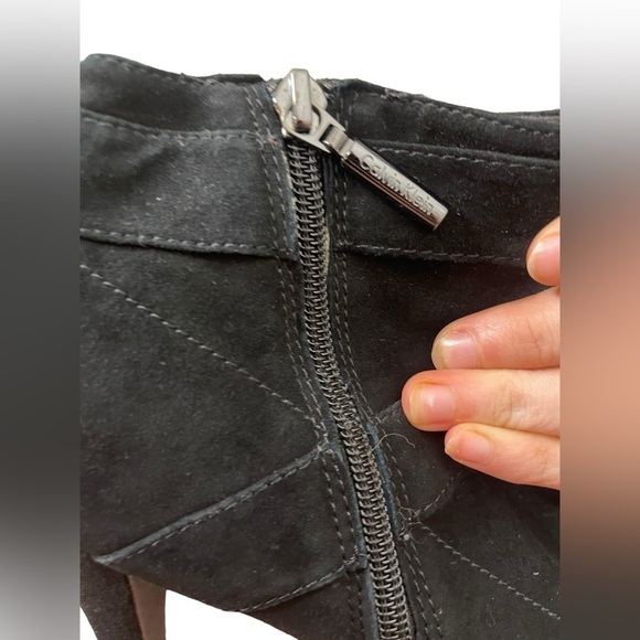 Calvin Klein open toe black heels size‎ 8 - Picture 5 of 14